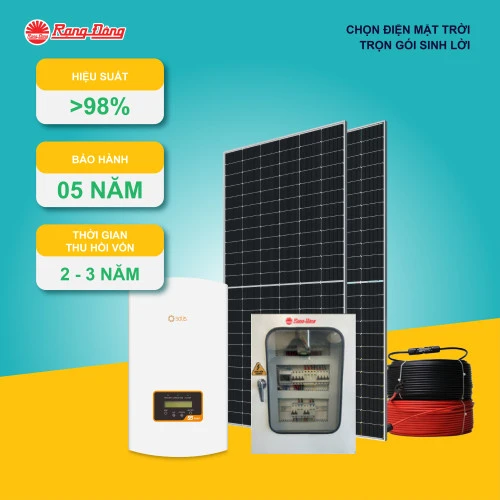 Hệ điện áp mái NLMT SLS.3P 12.5KW V5 (KNC)